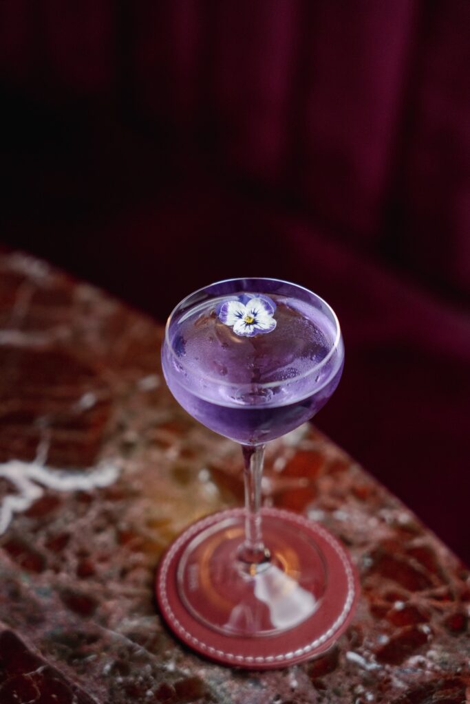 Forget Me Not Cocktail - Cardea Bar