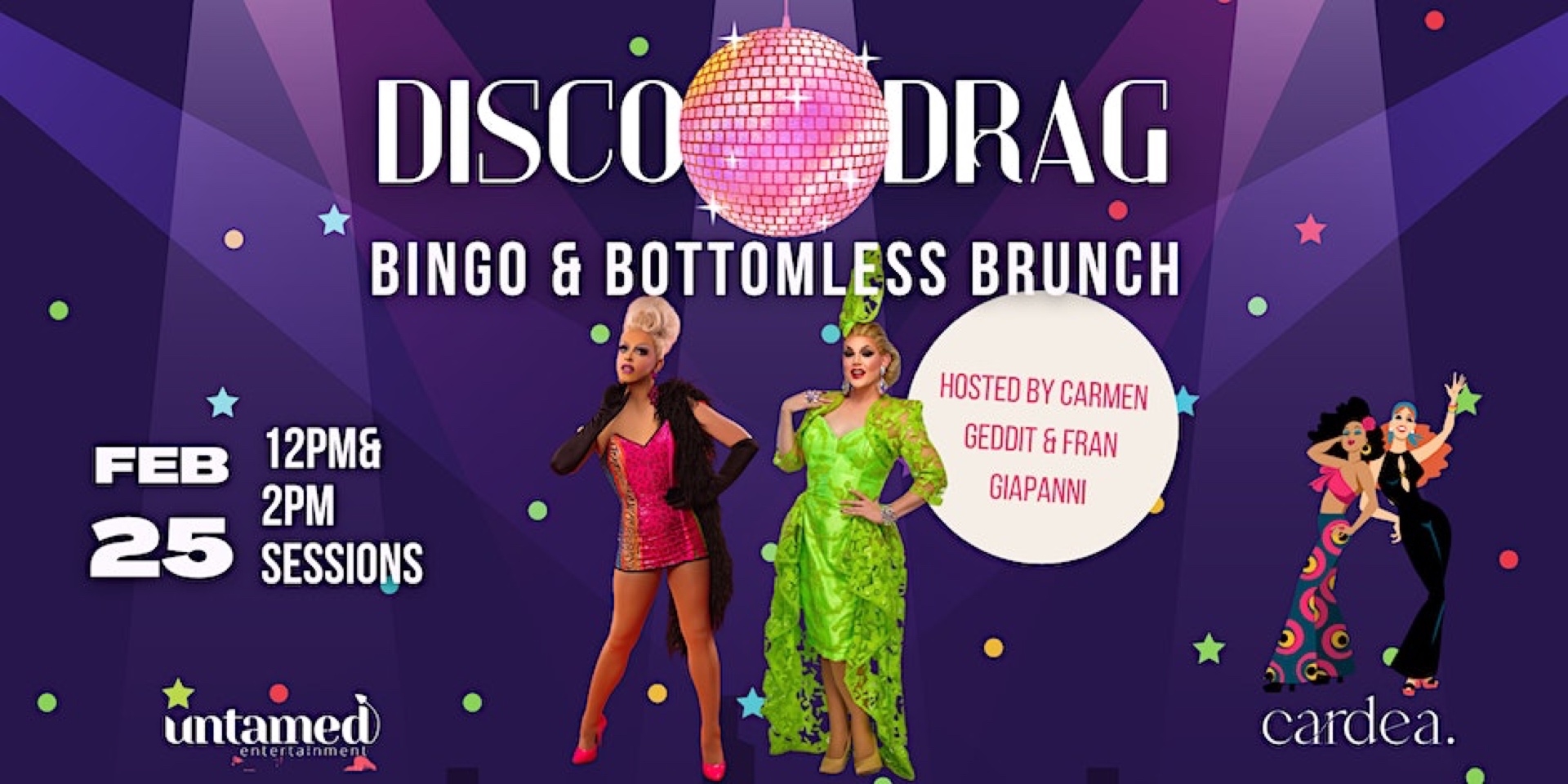 Disco Drag Bingo Bottomless Brunch: Celebrate Mardi Gras at Cardea, Barangaroo
